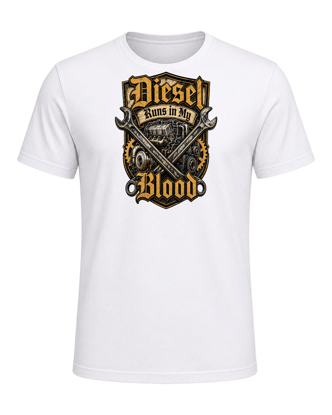 Diesel Mechanic — White