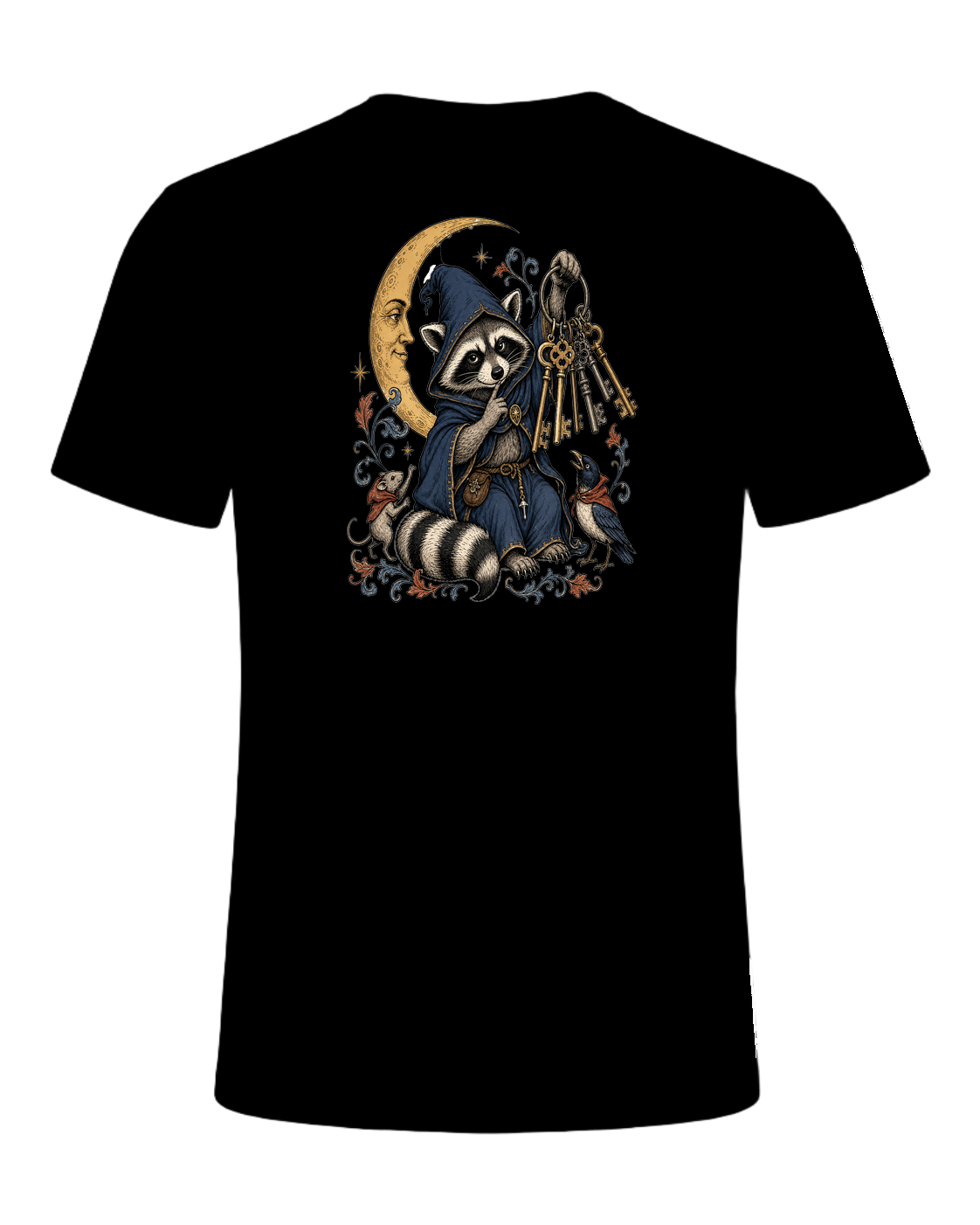 Raccoon Wizard Energy — Black