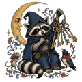 Raccoon Wizard Energy