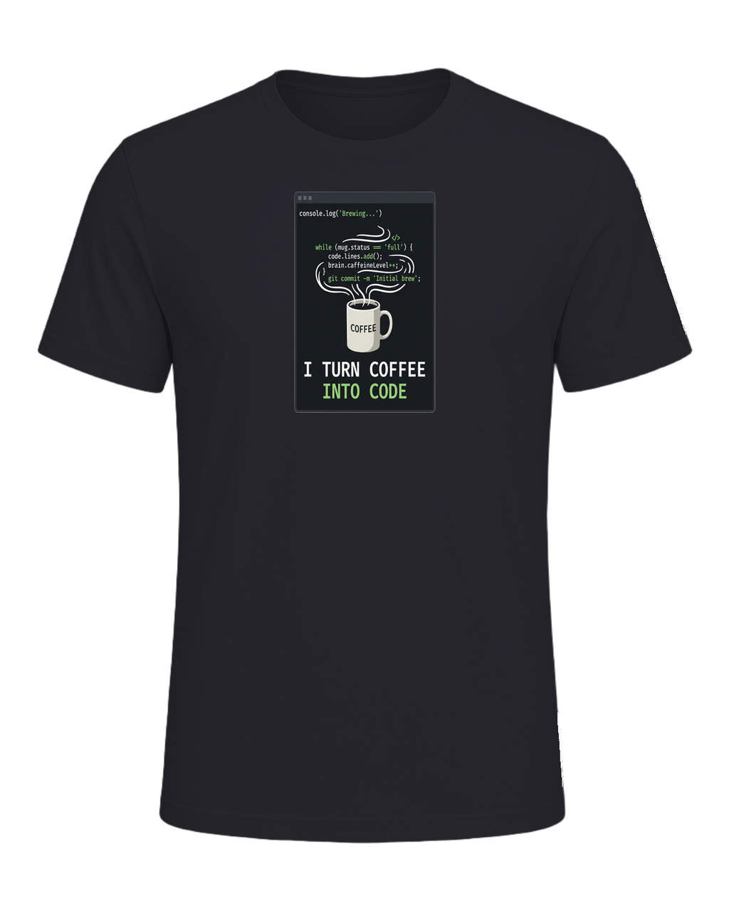 Coffee + Programmer — Dark Grey