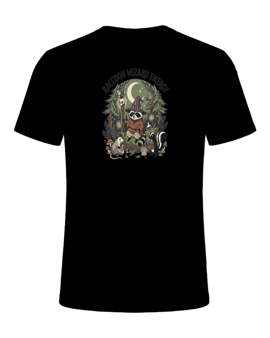 RACCOON WIZARD ENERGY — Black