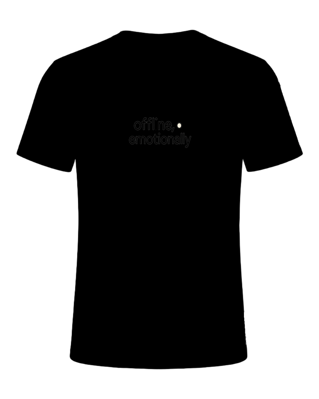 offline, emotionally — Black