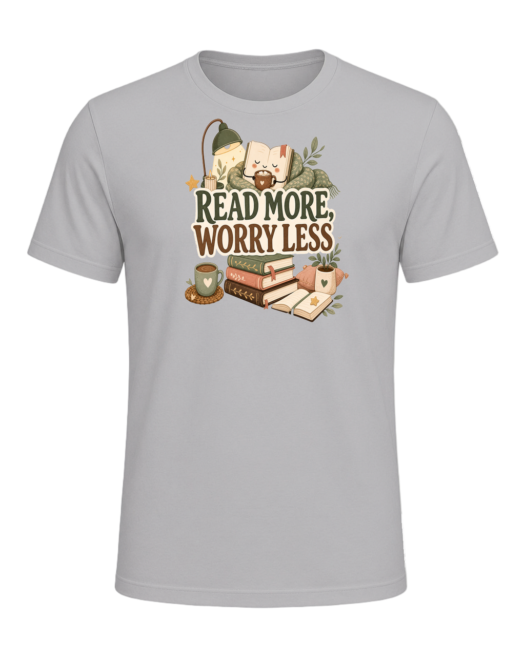 READ MORE, WORRY LESS — Athletic Heather