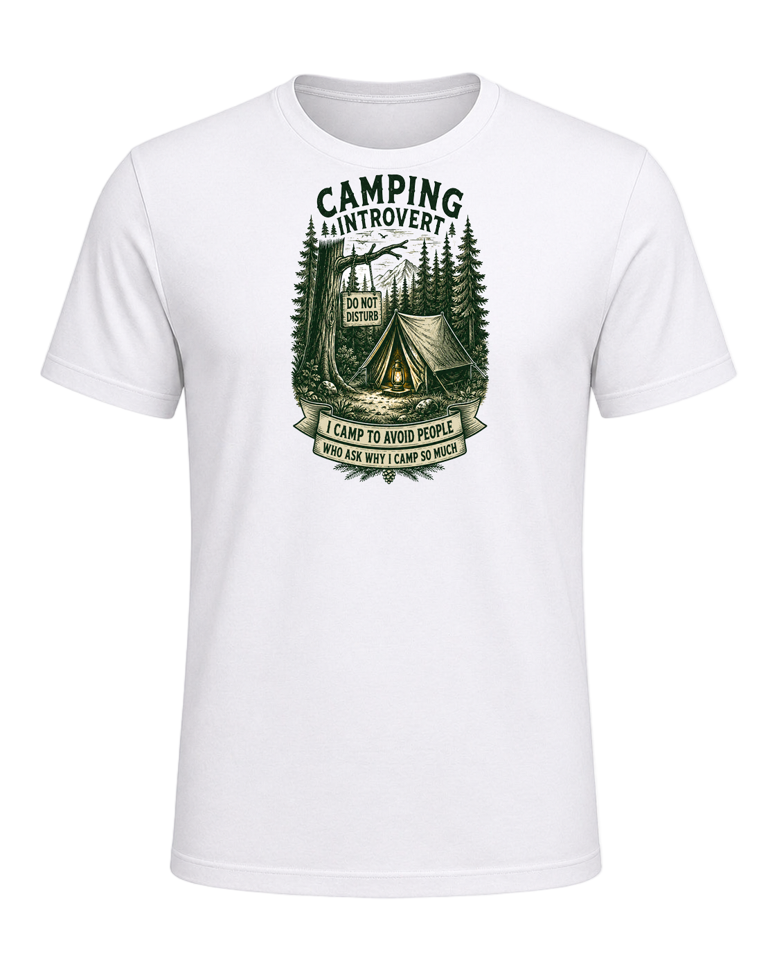 Camping Introvert — White