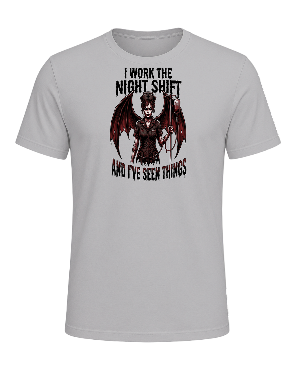 Nurse Night Shift Spooky — Athletic Heather