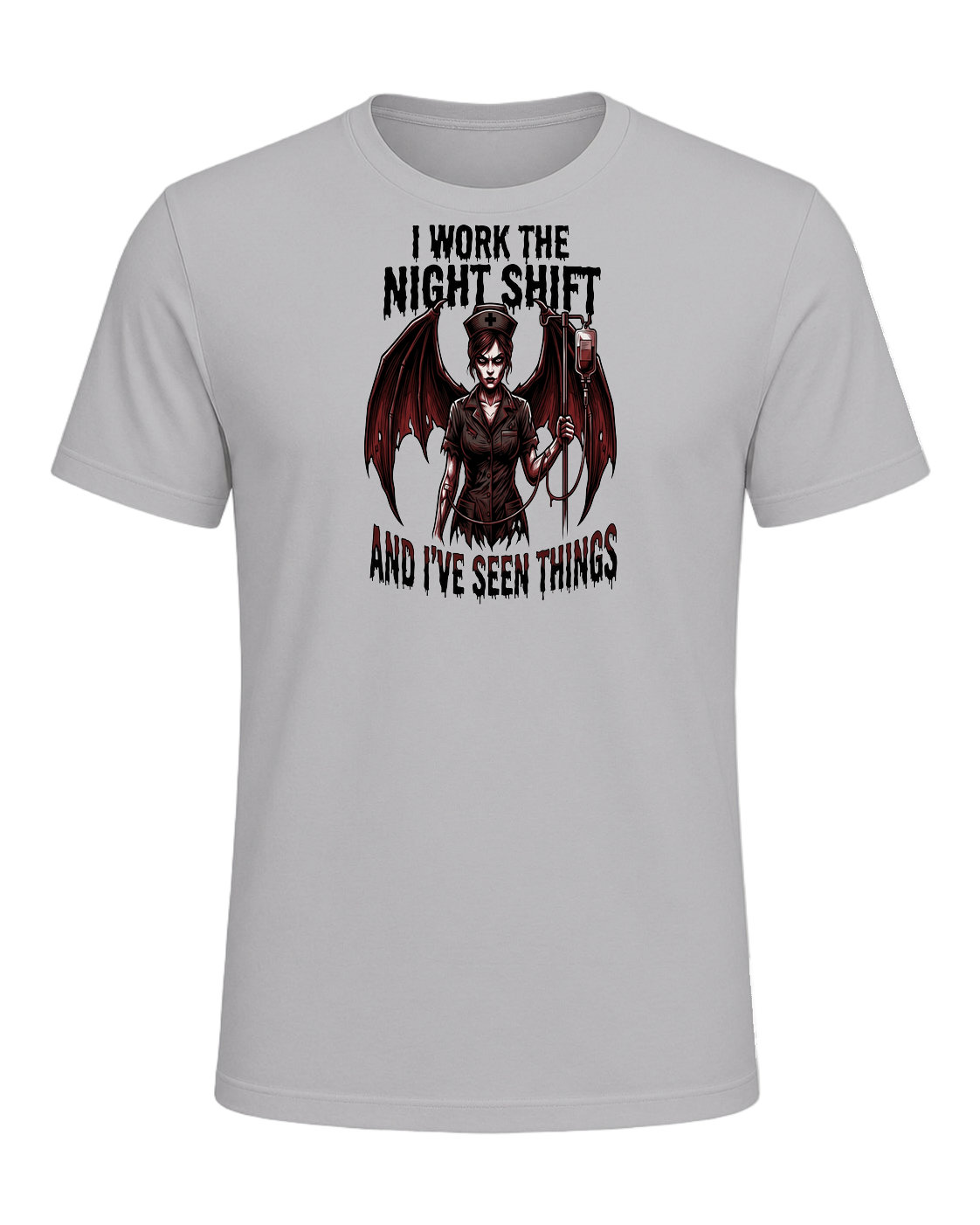 Nurse Night Shift Spooky — Athletic Heather