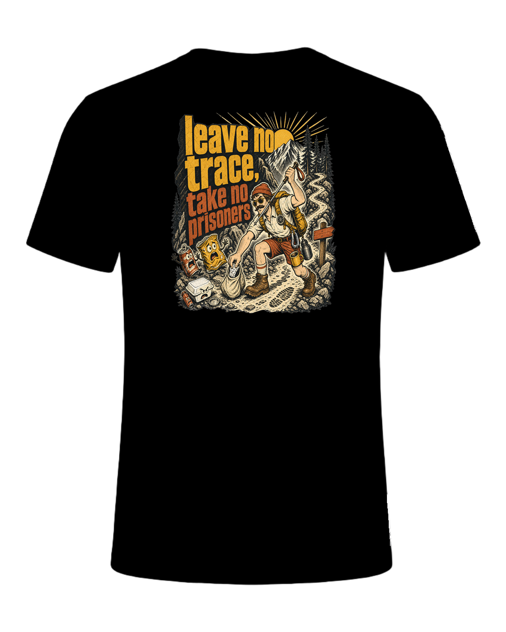 leave no trace, take no prisoners — Black