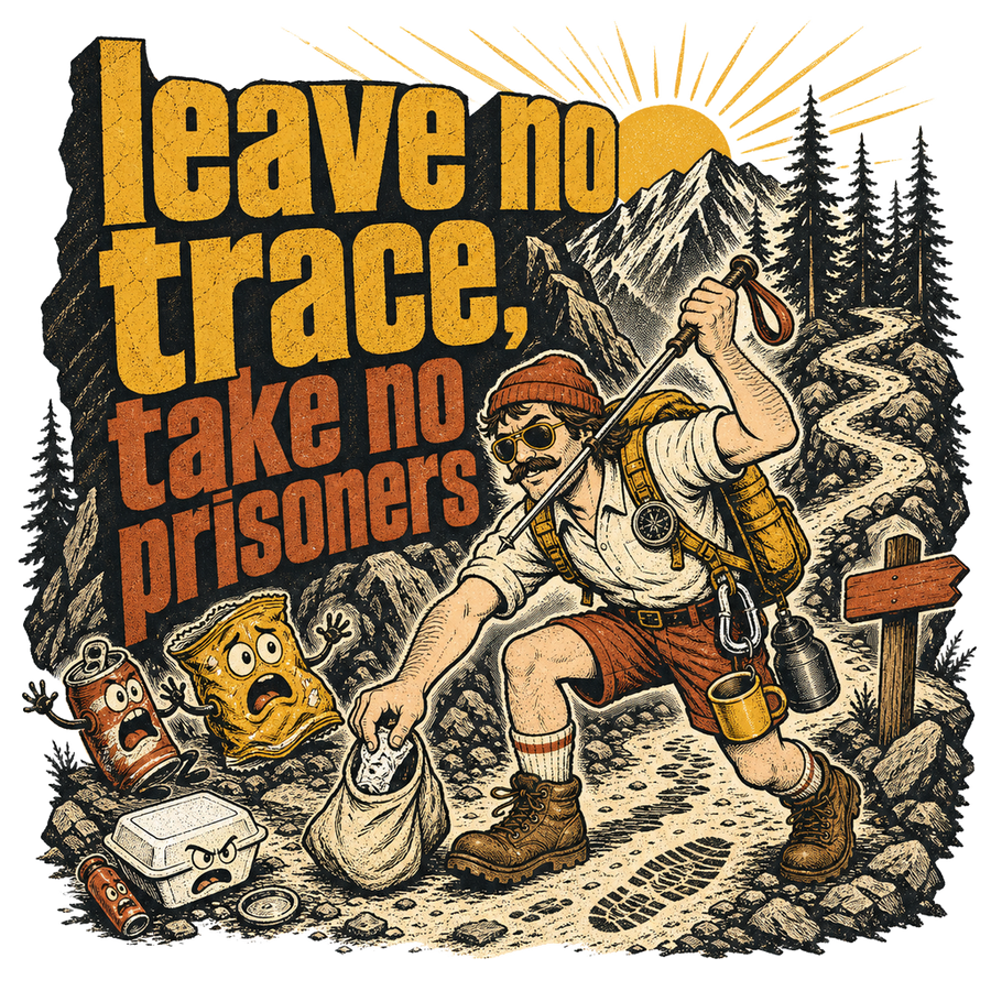 Trail Life T-Shirt — Leave No Trace, Take No Prisoners