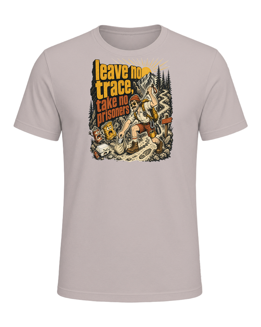 leave no trace, take no prisoners — Heather Cool Grey