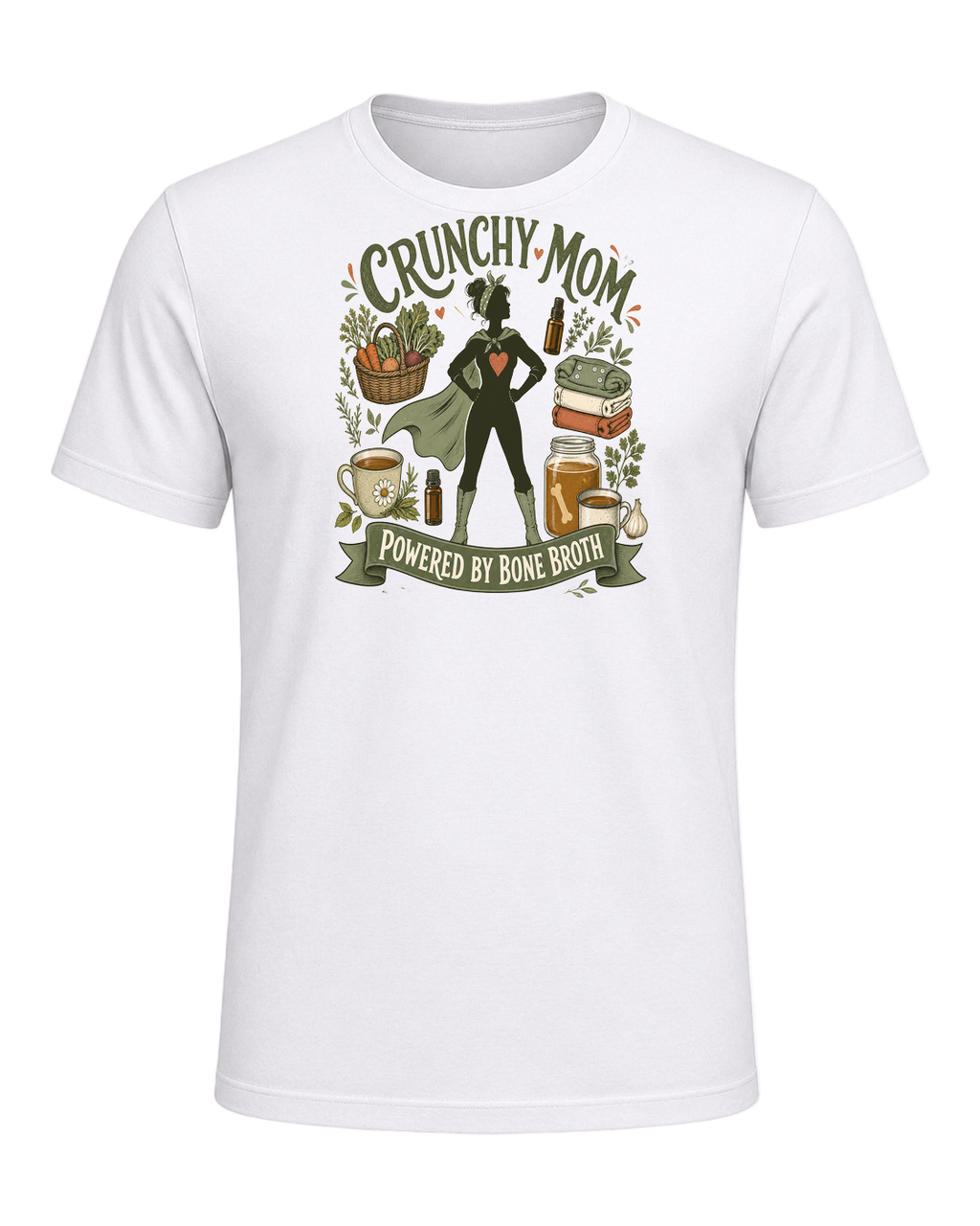 Crunchy Mom — White