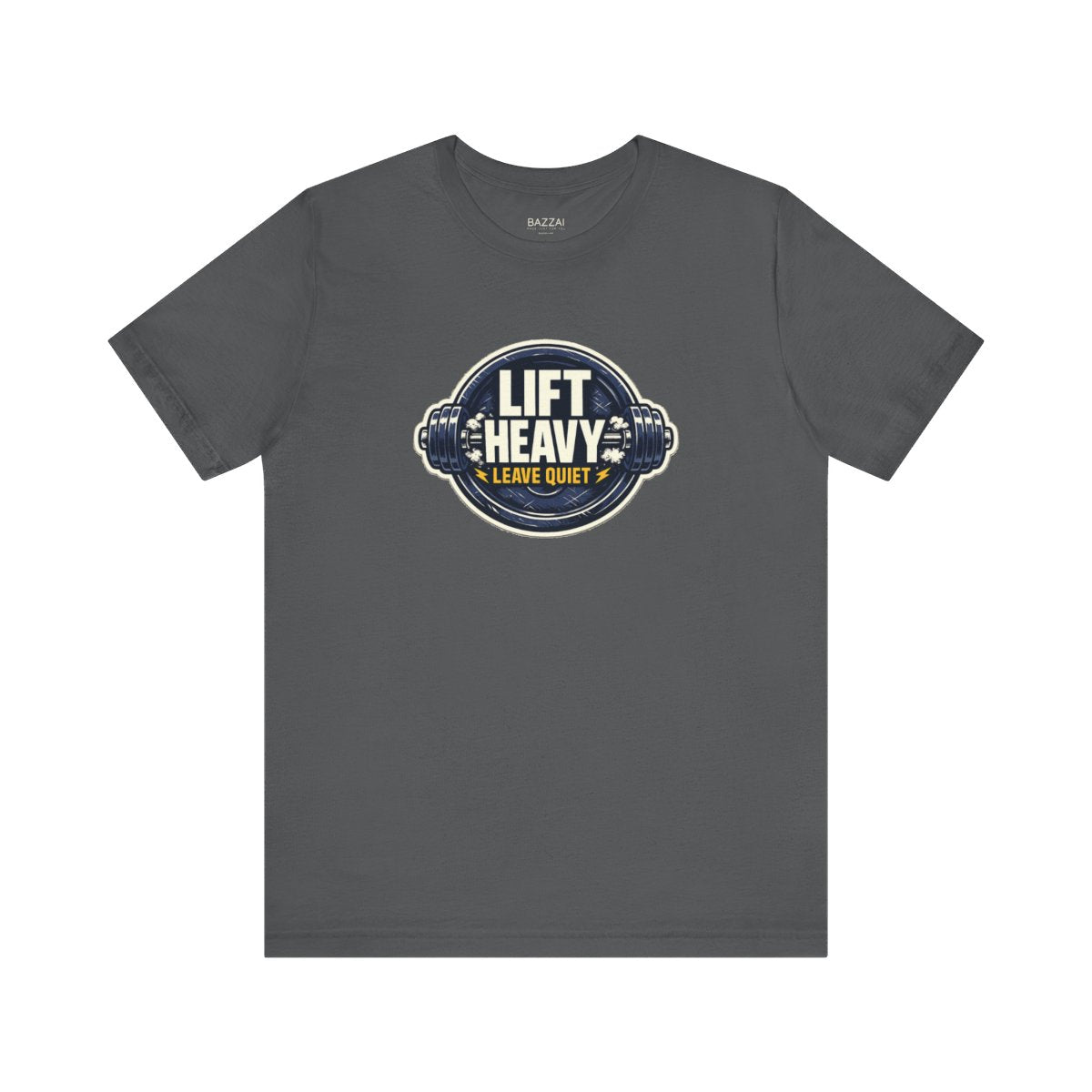 Weightlifting T-Shirt — Train Hard, Keep It Quiet — t-shirt design by Reggie