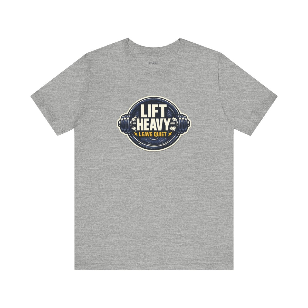 Weightlifting T-Shirt — Train Hard, Keep It Quiet — t-shirt design by Reggie
