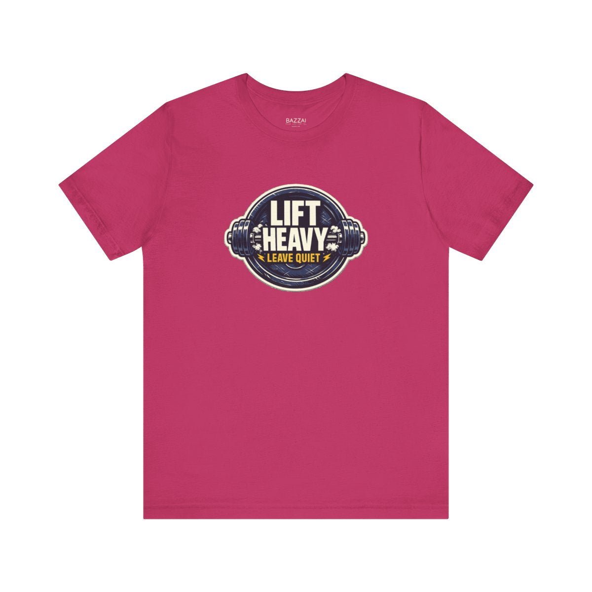 Weightlifting T-Shirt — Train Hard, Keep It Quiet — t-shirt design by Reggie
