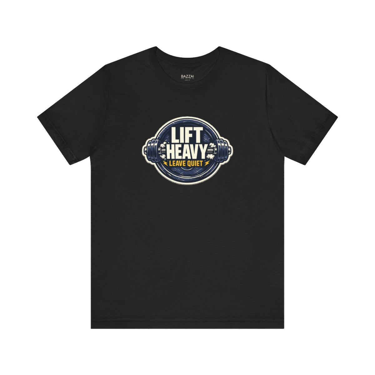 Weightlifting T-Shirt — Train Hard, Keep It Quiet — t-shirt design by Reggie