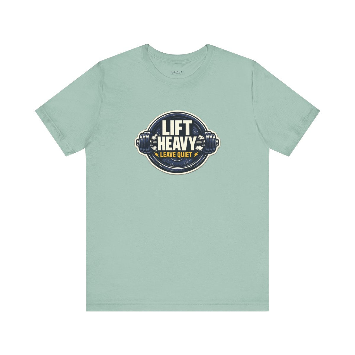 Weightlifting T-Shirt — Train Hard, Keep It Quiet — t-shirt design by Reggie