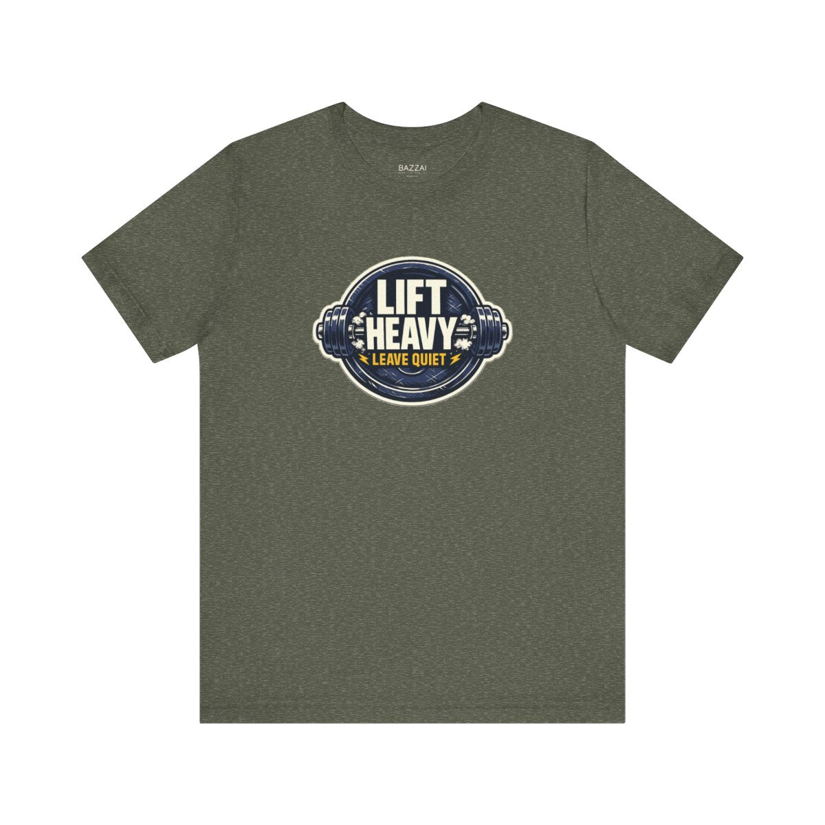 Weightlifting T-Shirt — Train Hard, Keep It Quiet — t-shirt design by Reggie