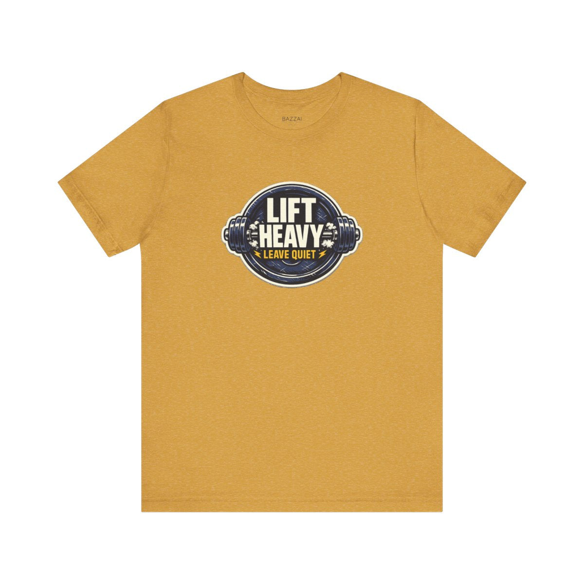 Weightlifting T-Shirt — Train Hard, Keep It Quiet — t-shirt design by Reggie