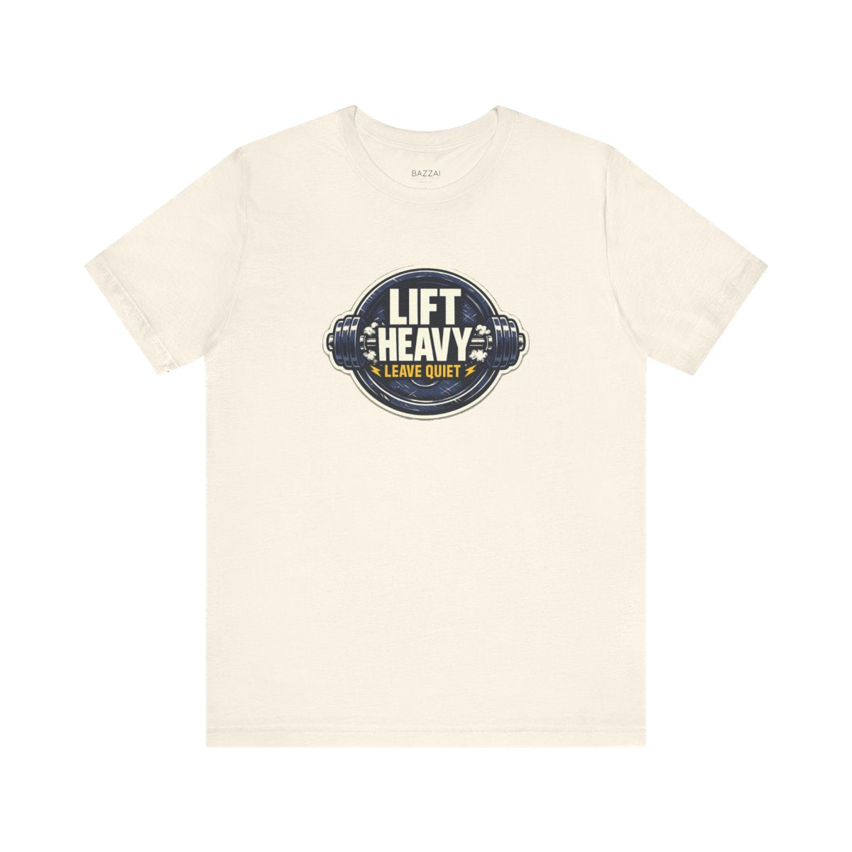 Weightlifting T-Shirt — Train Hard, Keep It Quiet — t-shirt design by Reggie