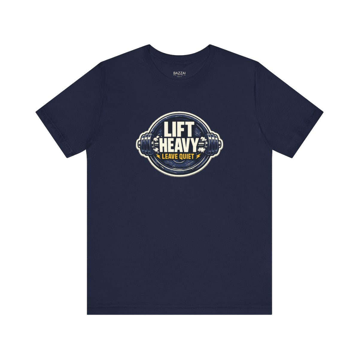 Weightlifting T-Shirt — Train Hard, Keep It Quiet — t-shirt design by Reggie