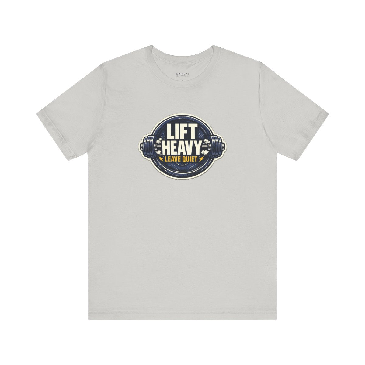 Weightlifting T-Shirt — Train Hard, Keep It Quiet — t-shirt design by Reggie