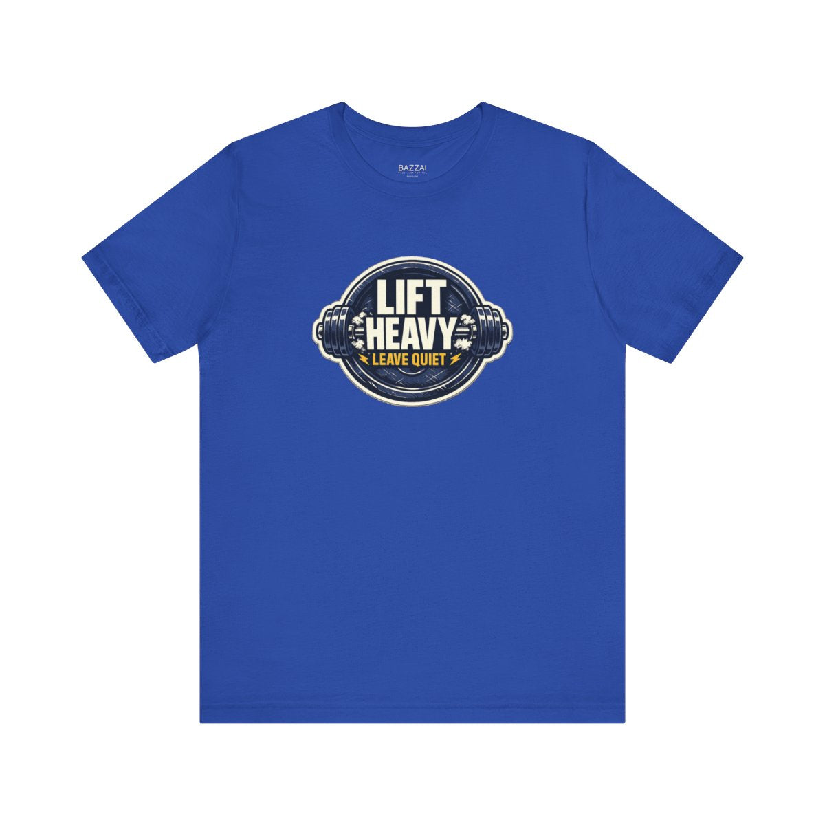 Weightlifting T-Shirt — Train Hard, Keep It Quiet — t-shirt design by Reggie