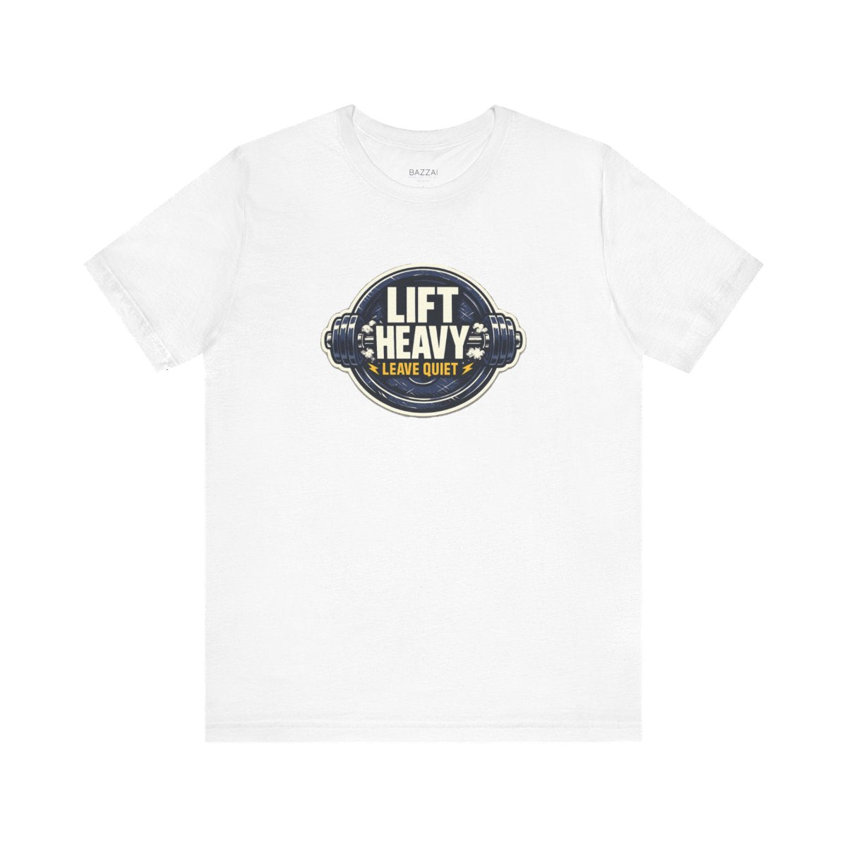 Weightlifting T-Shirt — Train Hard, Keep It Quiet — t-shirt design by Reggie