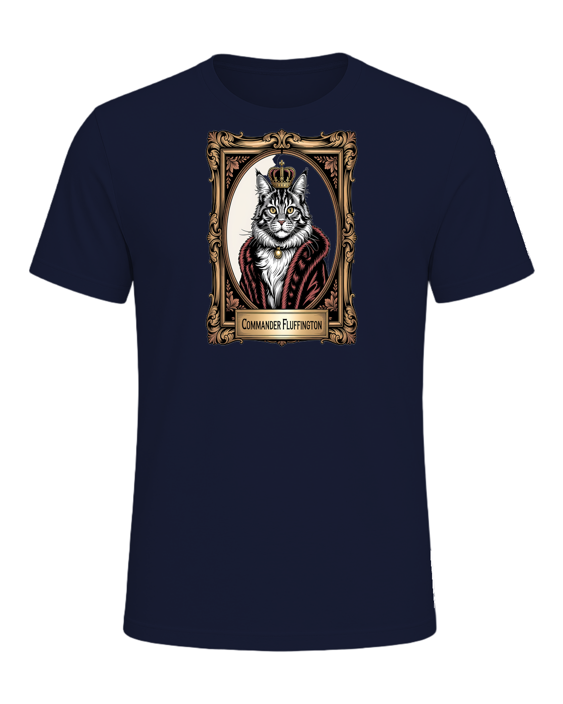 Maine Coon Royalty — Navy