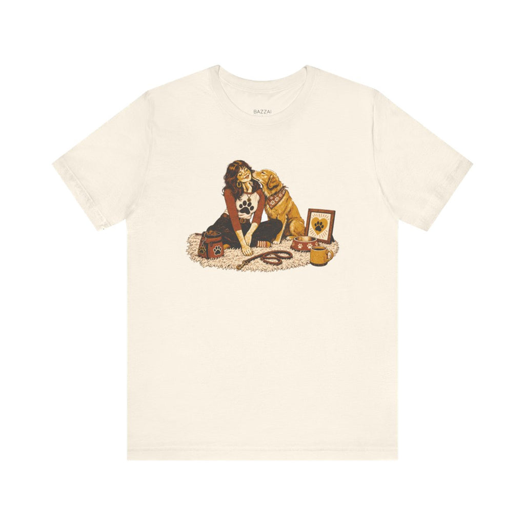 Emotional Support Dog T-Shirt — My Therapist Has a Wet Nose — dog mom t-shirt design