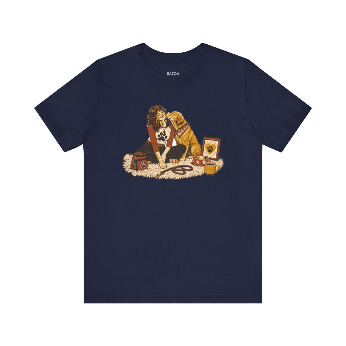 Emotional Support Dog T-Shirt — My Therapist Has a Wet Nose — dog mom t-shirt design