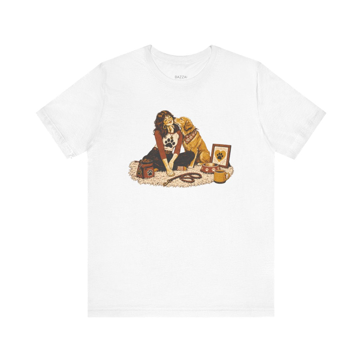 Emotional Support Dog T-Shirt — My Therapist Has a Wet Nose — dog mom t-shirt design