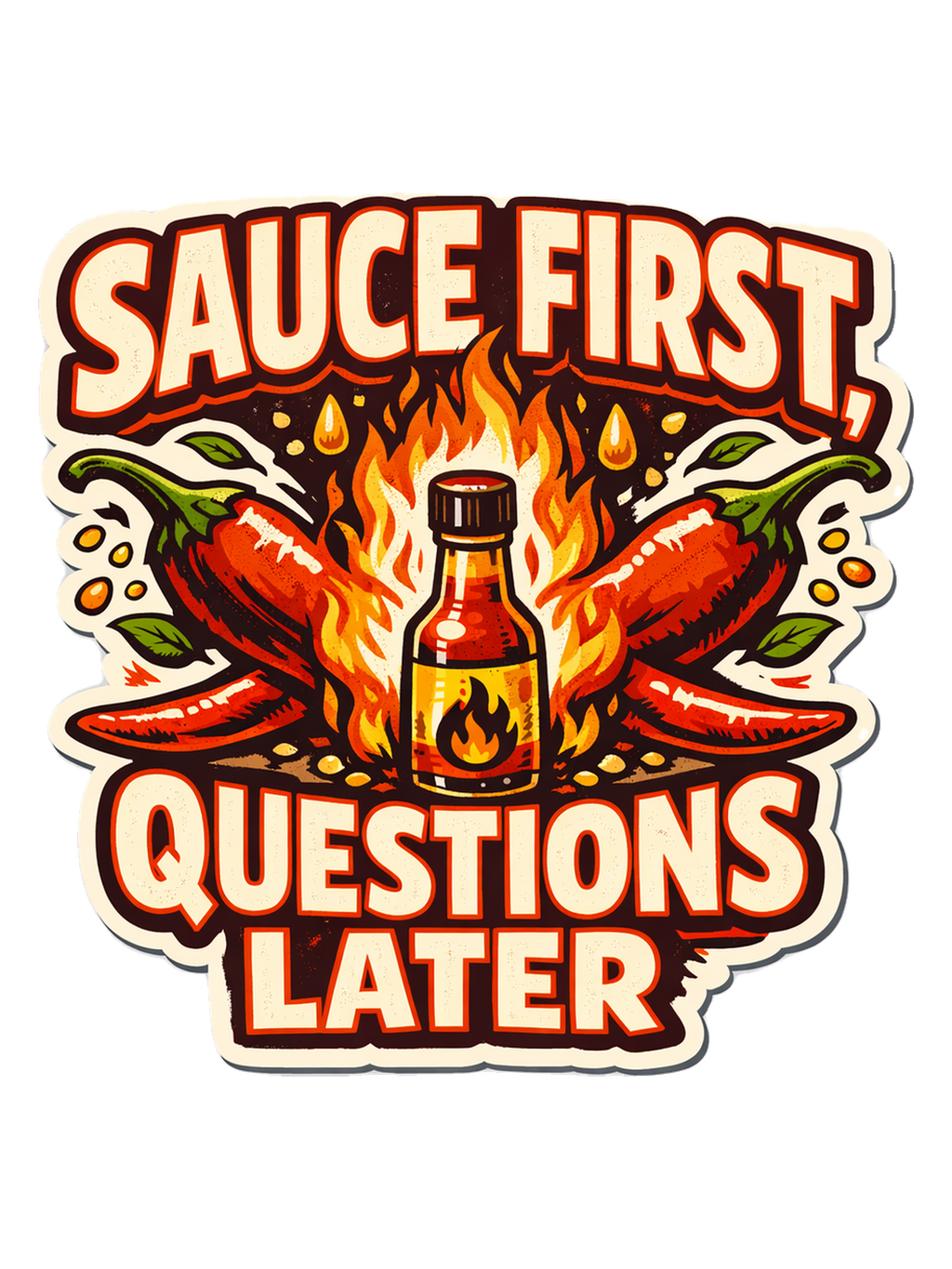 Sauce First, Questions Later Tee