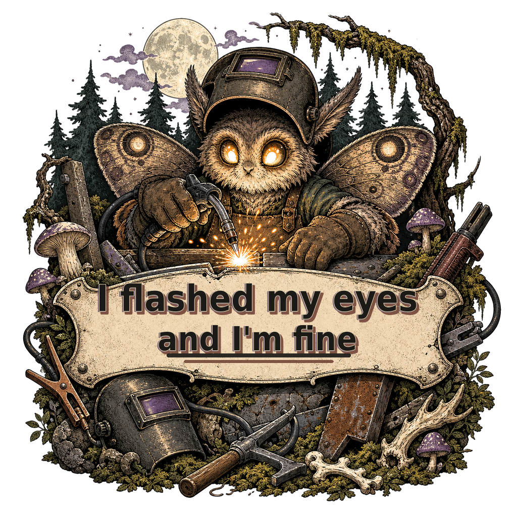 I flashed my eyes and I'm fine