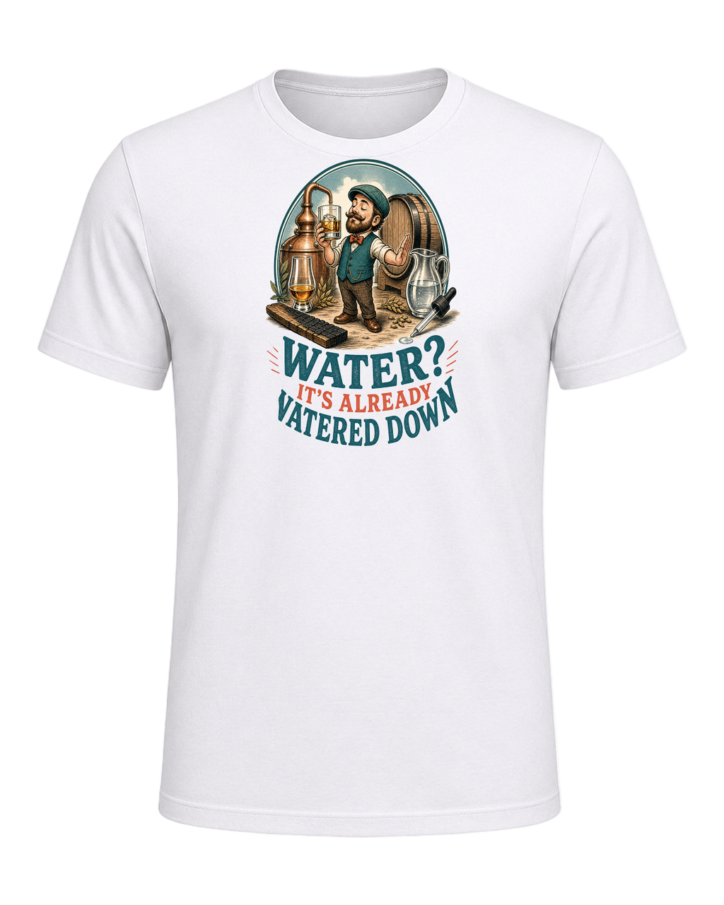 WATER? IT'S ALREADY WATERED DOWN — White