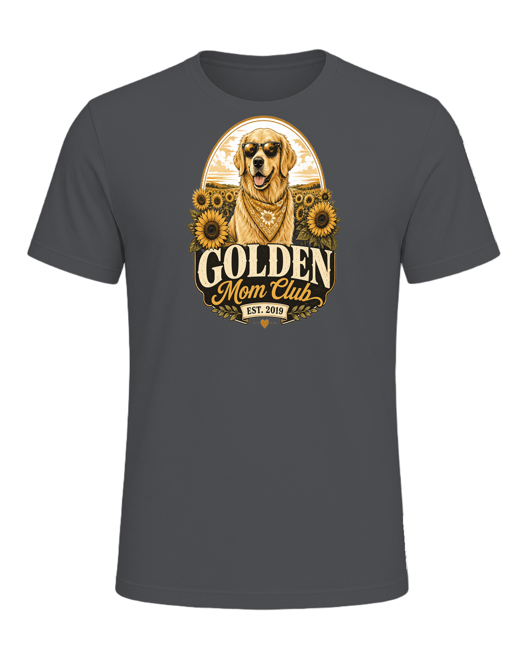 Golden Retriever Mom — Asphalt