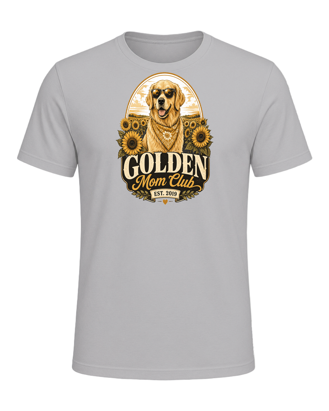 Golden Retriever Mom — Athletic Heather