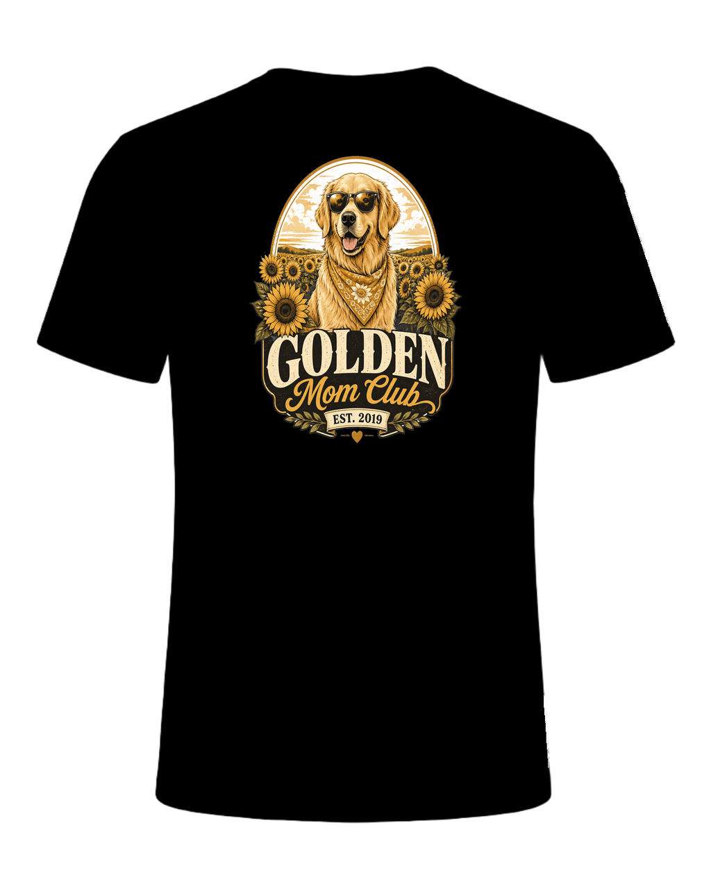 Golden Retriever Mom — Black