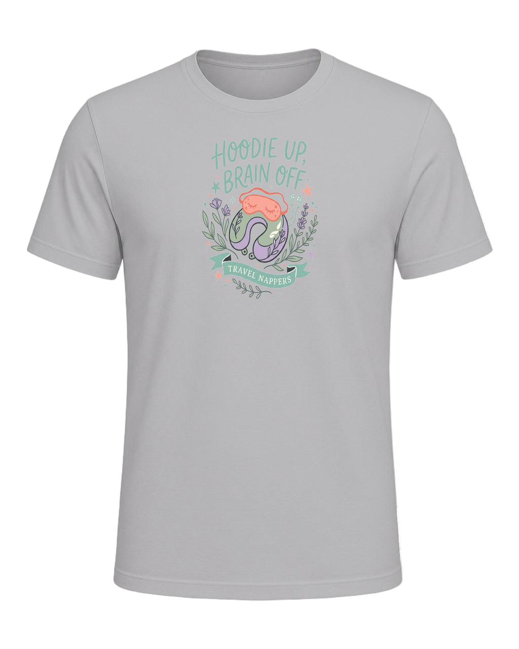 HOODIE UP, BRAIN OFF — Athletic Heather