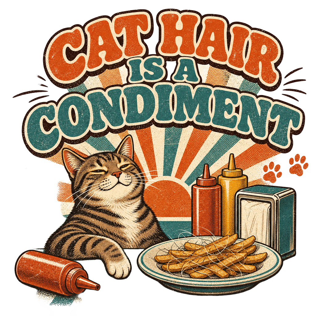 CAT HAIR IS A CONDIMENT