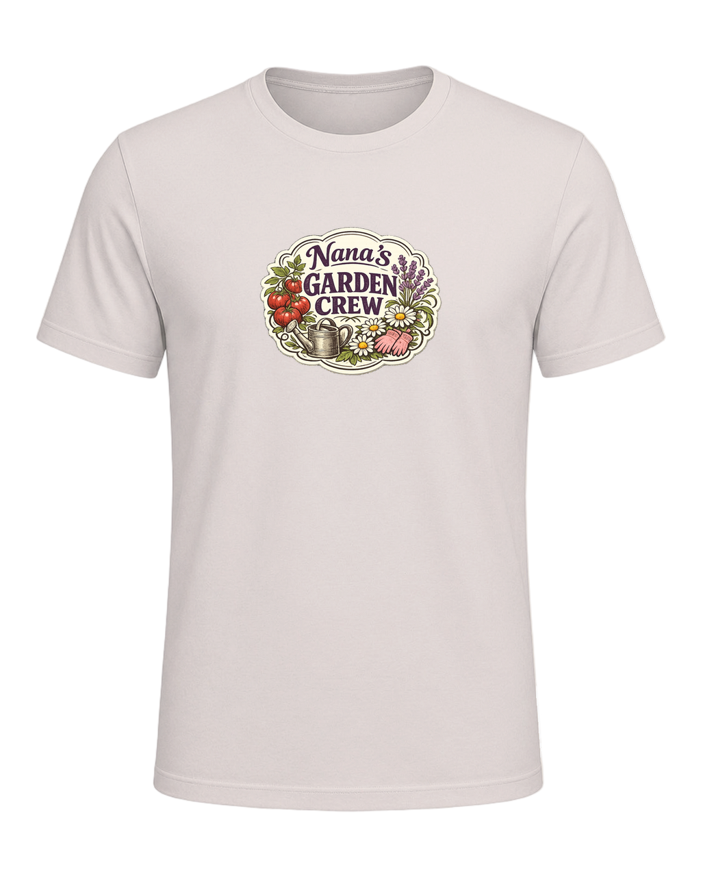A sweet vintage garden badge tee for the Nana whose backyard is her happy place. — Heather Dust