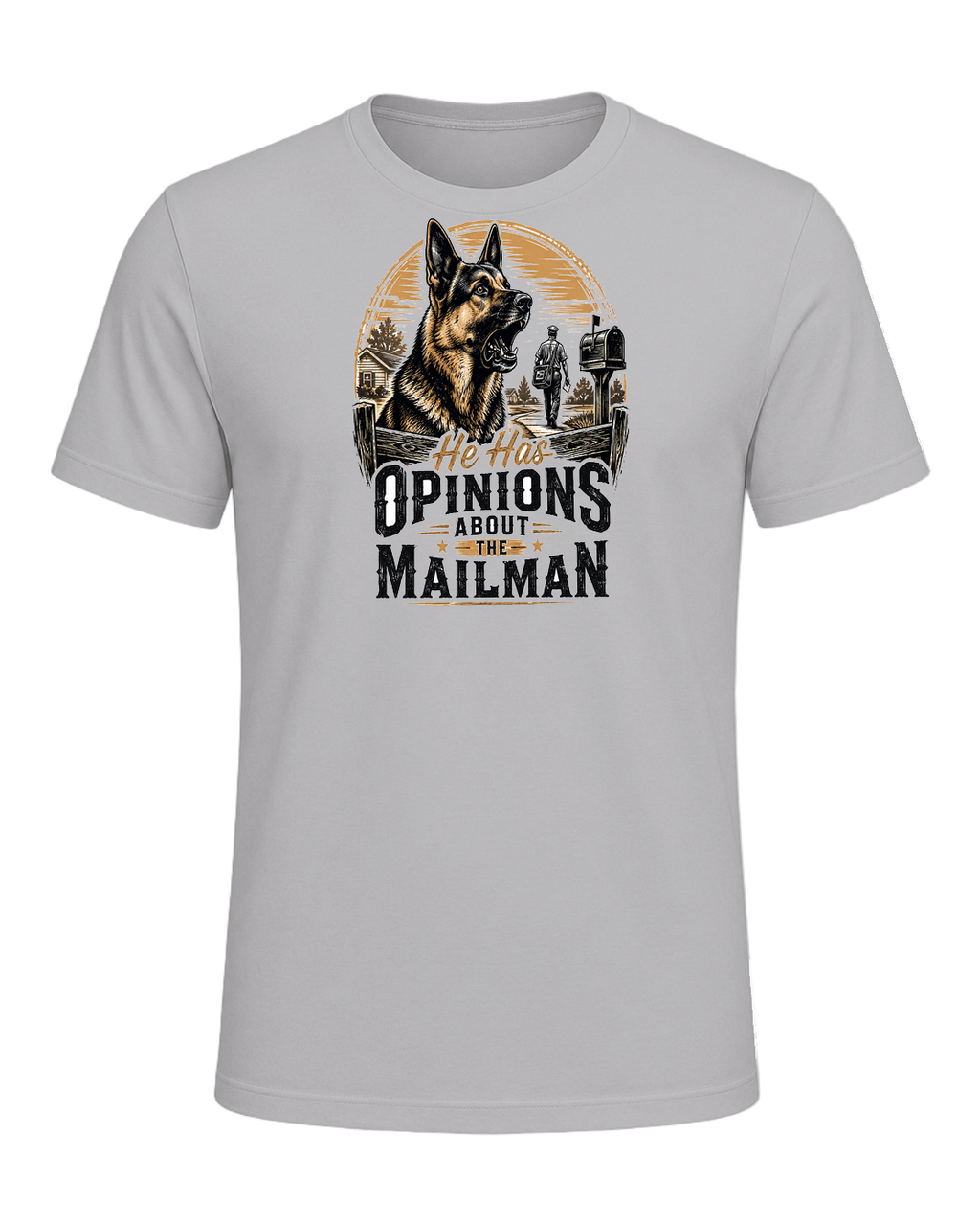 He Has Opinions About the Mailman — Athletic Heather