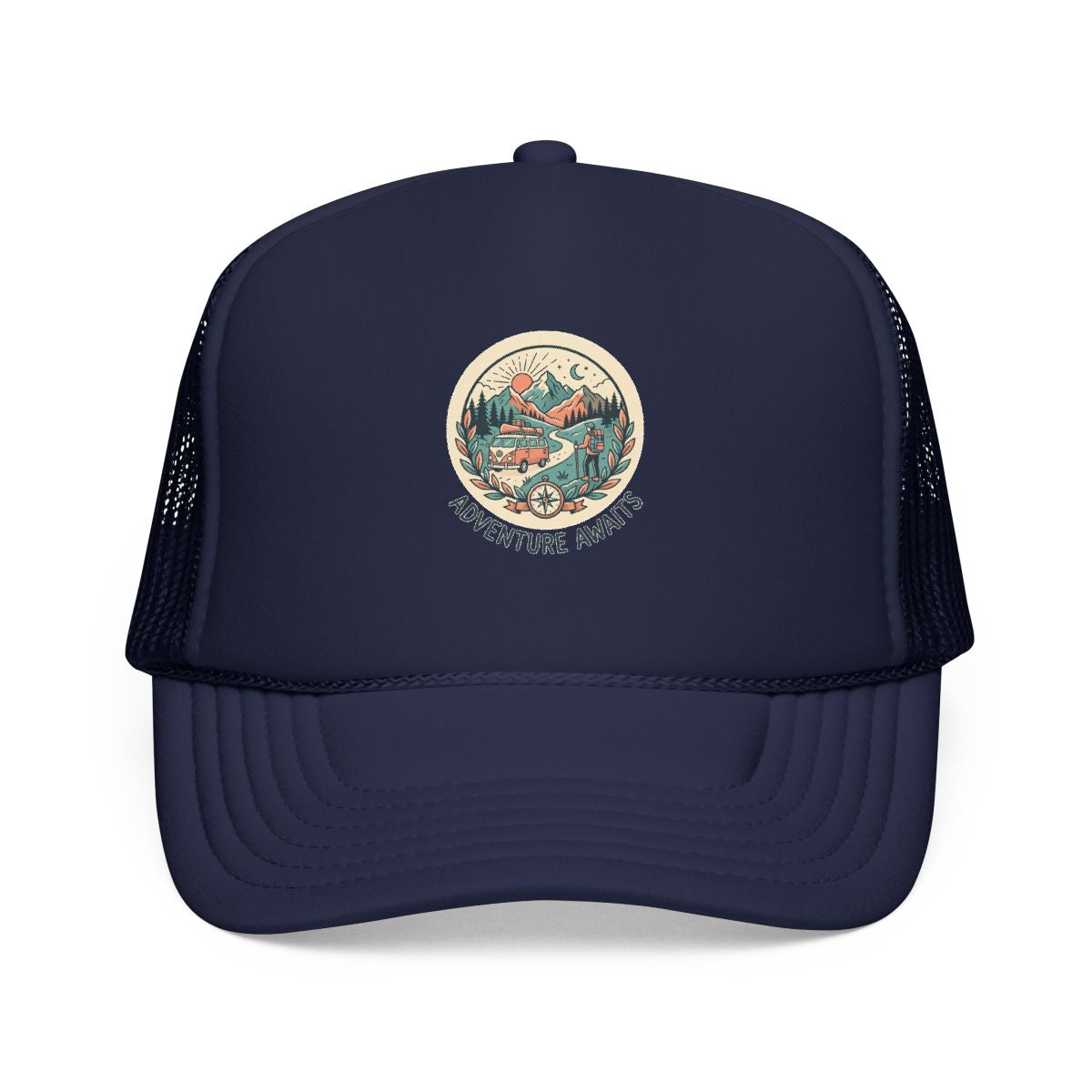 Adventure Gift Hat — Adventure Awaits — travel wanderer hat design