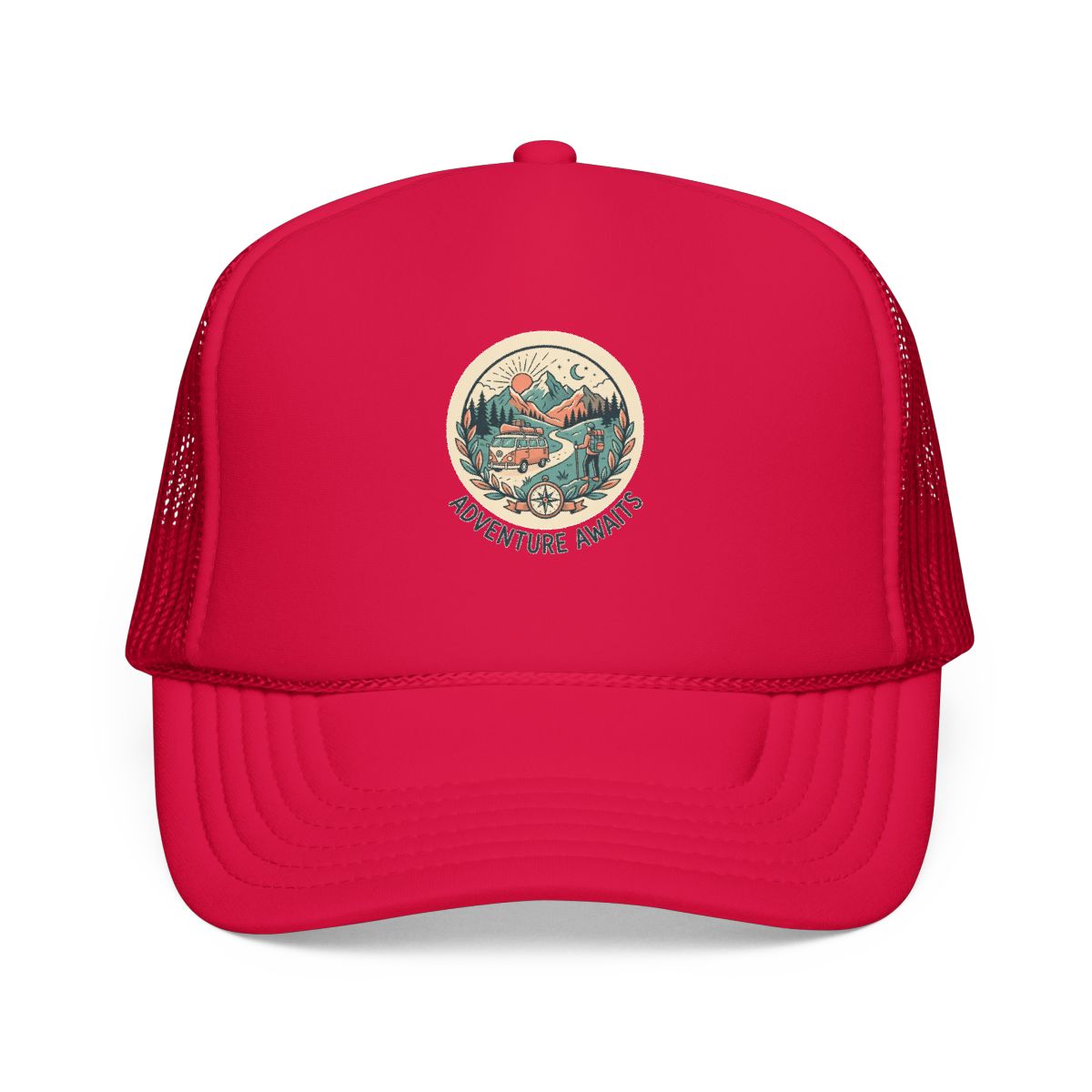 Adventure Gift Hat — Adventure Awaits — travel wanderer hat design