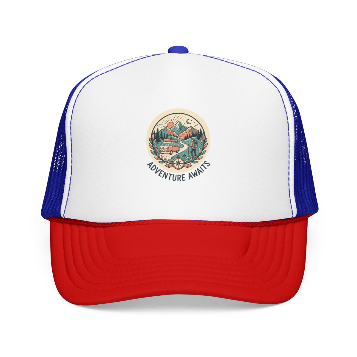 Adventure Gift Hat — Adventure Awaits — travel wanderer hat design