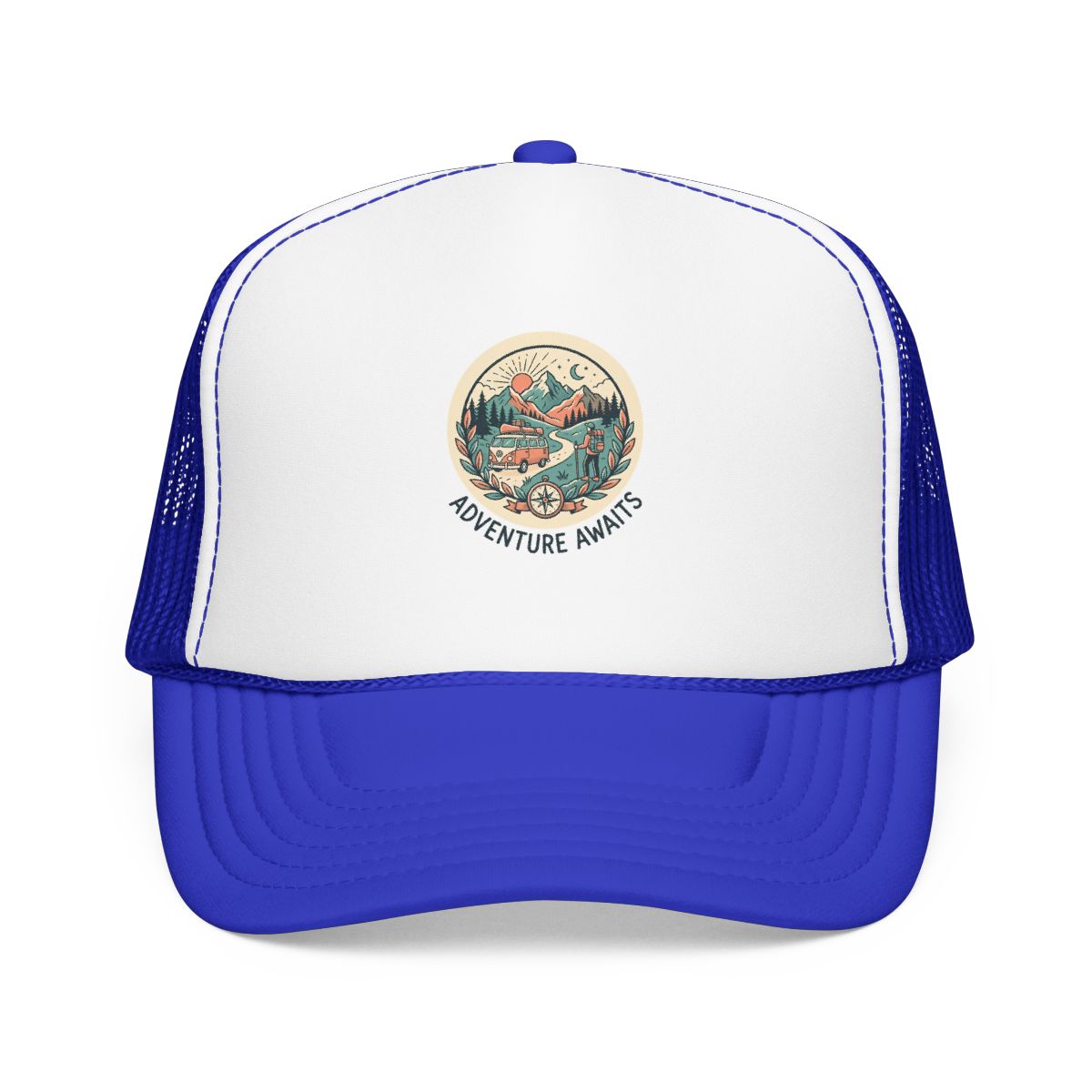 Adventure Gift Hat — Adventure Awaits — travel wanderer hat design