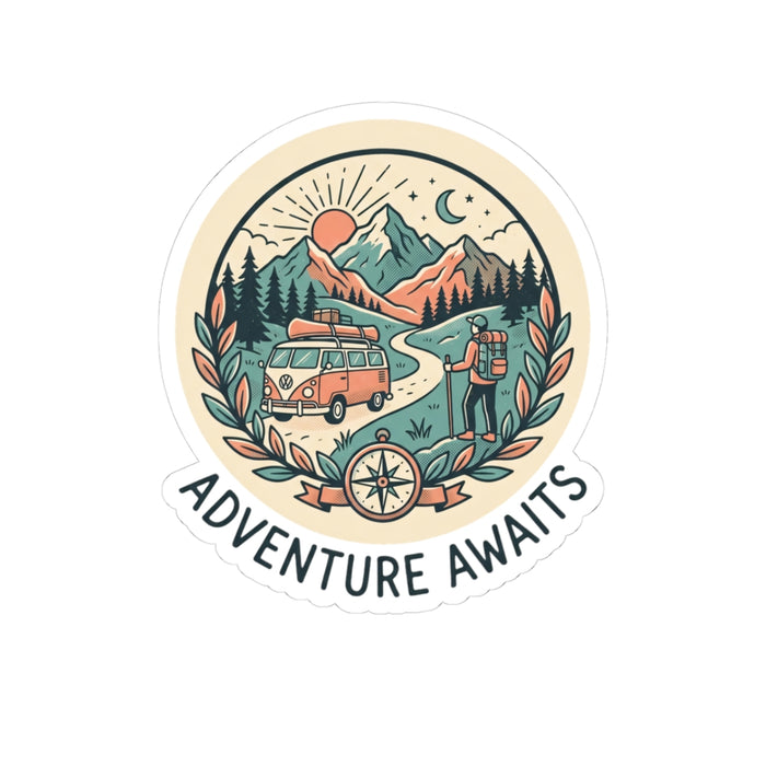 Adventure Gift Sticker — Adventure Awaits