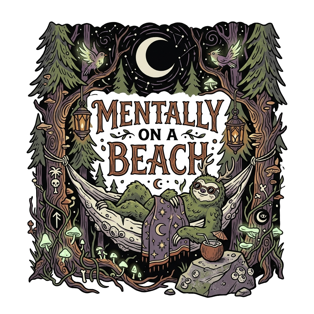 MENTALLY ON A BEACH
