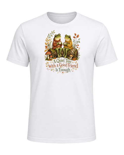 Cozy Frog Friends — White