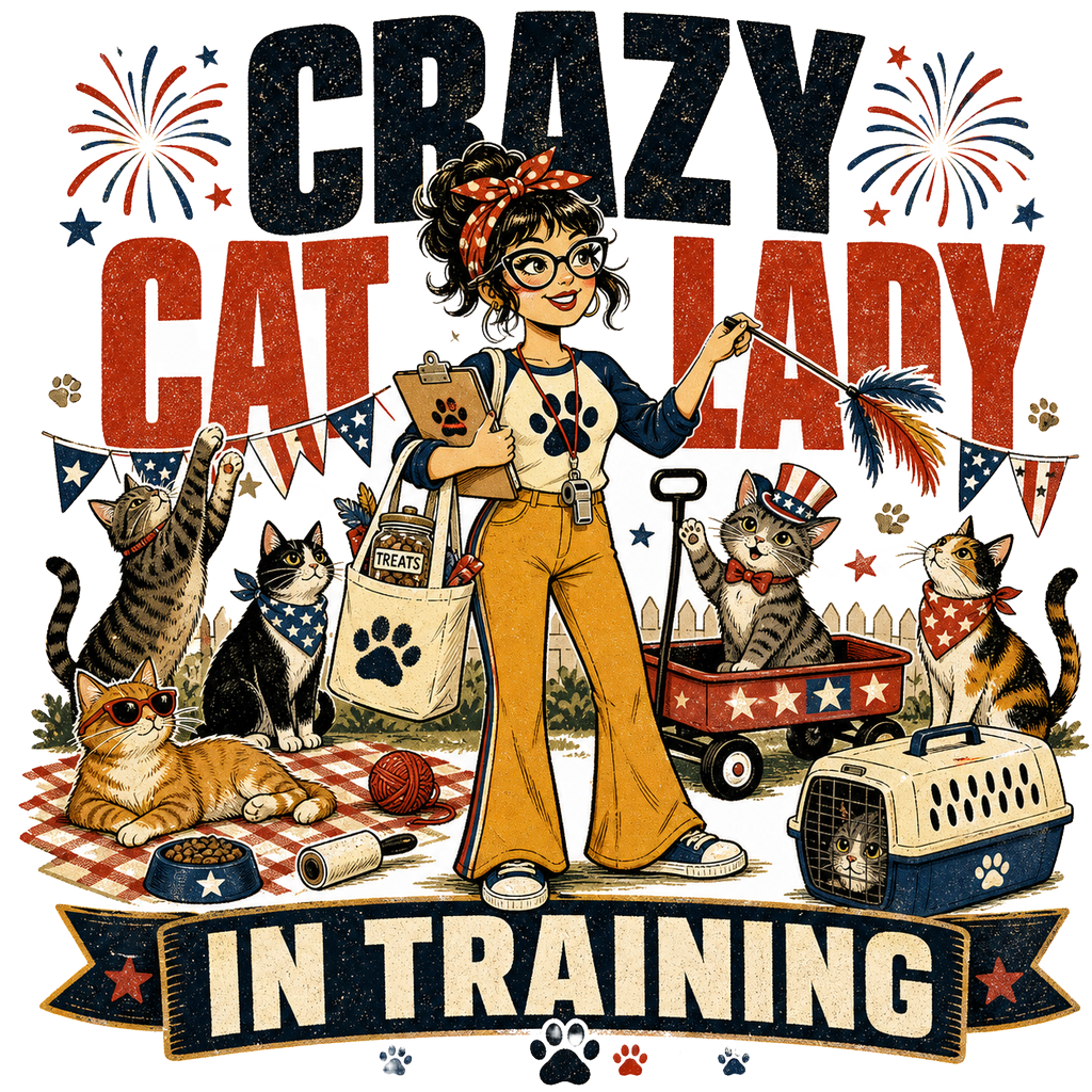 CRAZY CAT LADY IN TRAINING