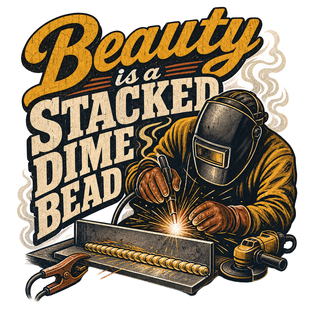 Beauty is a stacked dime bead