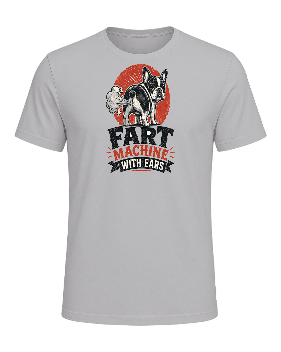 FART MACHINE WITH EARS — Athletic Heather